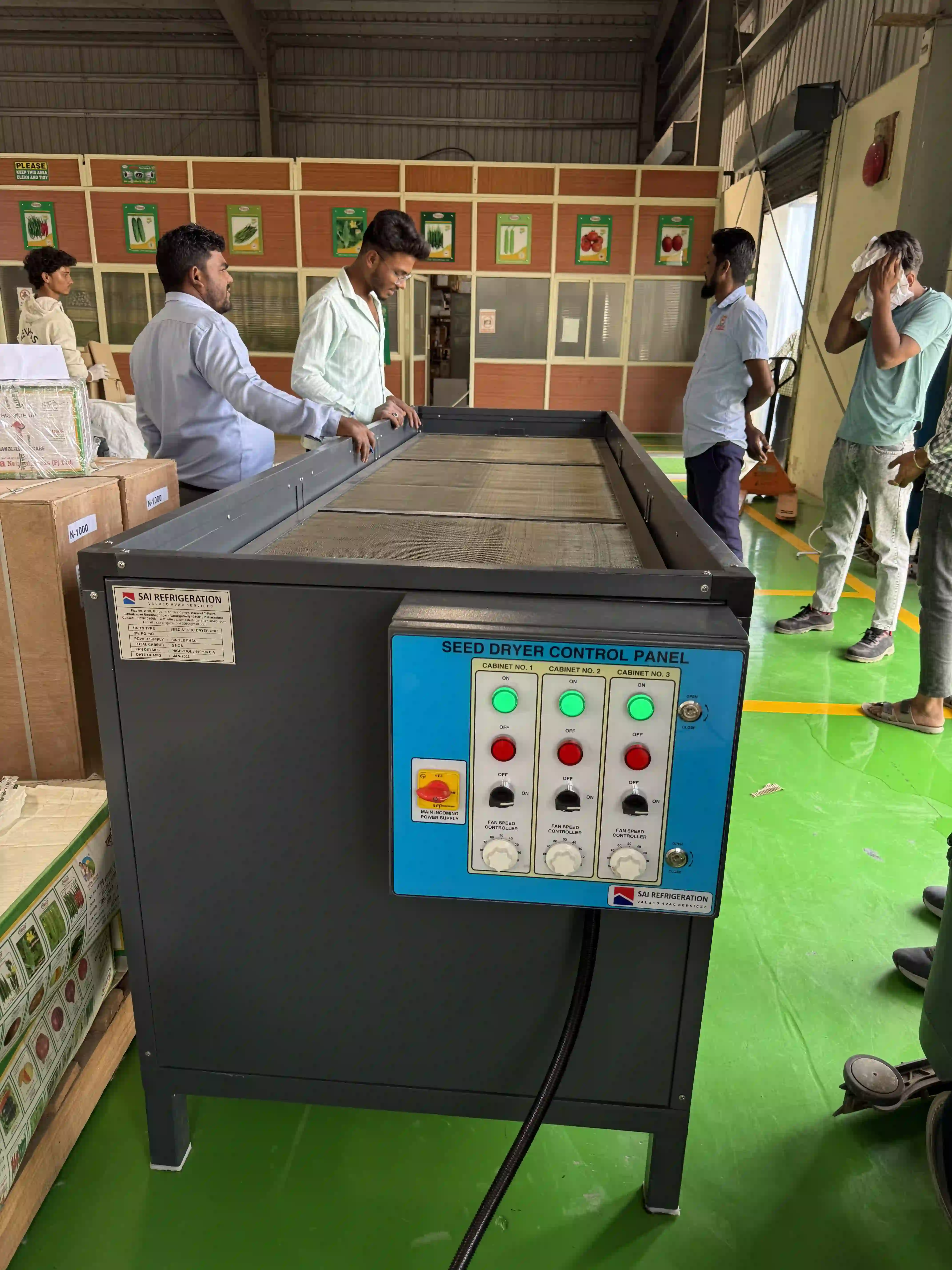 Commercial Water Chiller Mechanical Room